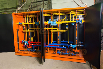 Жидкостная испарительная установка СИНТЭК производительностью 2000 кг/ч для автономного газоснабжения
